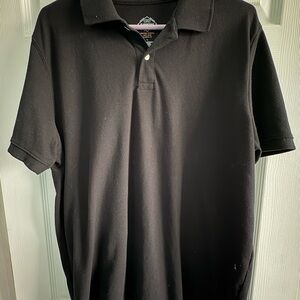 St. John's Bay Classic Black Polo Shirt